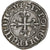 Francia, Charles VI, Florette, 1417-1422, Rouen, Vellón, MBC, Duplessy:387