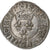 France, Charles VI, Florette, 1417-1422, Sainte-Ménéhould, Billon, VF(30-35)