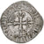 France, Charles VI, Florette, 1417-1422, Sainte-Ménéhould, Billon, VF(30-35)