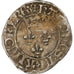 França, Charles VI, Florette, 1417-1422, Rouen, Lingote, VF(30-35)