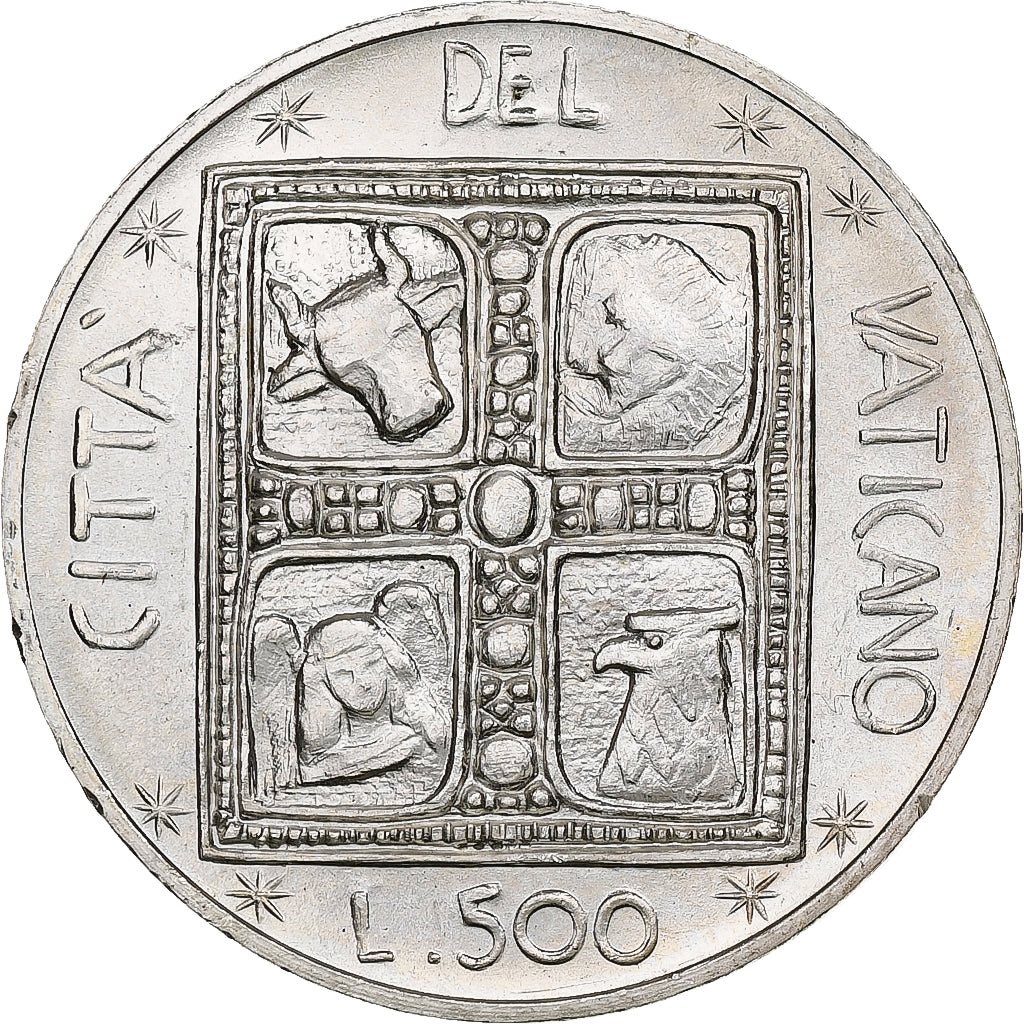Vatican, Paul VI, 500 Lire, 1977 - Anno XV, Rome, Silver, MS(64), KM:132