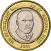 Jamaica, 20 Dollars, Marcus Garvey, 2001, Bi-Metallic, MS(64), KM:182