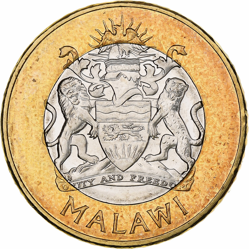 Malawi, 10 Kwacha, 2006, Bi-Metallic, MS(64), KM:58