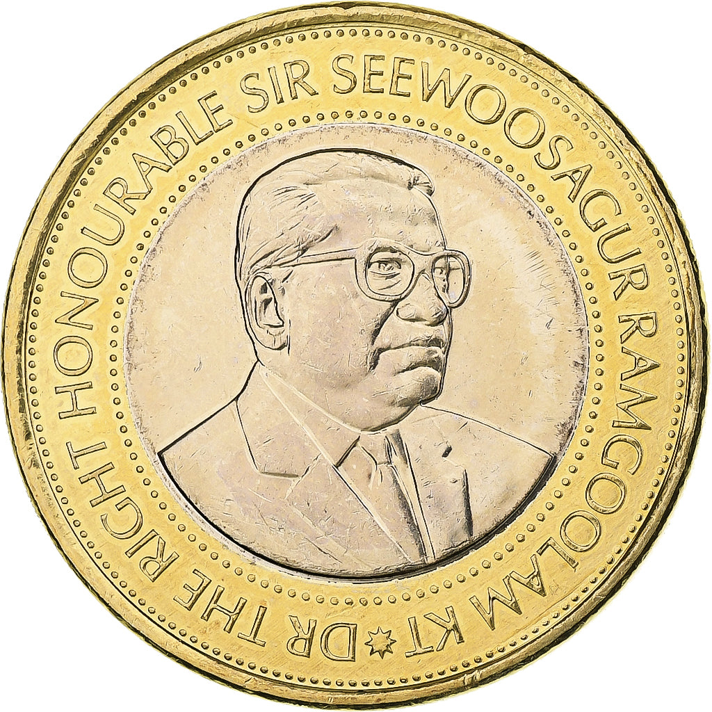 Mauritius, 20 Rupees, 2007, Bi-Metallic, MS(64), KM:66