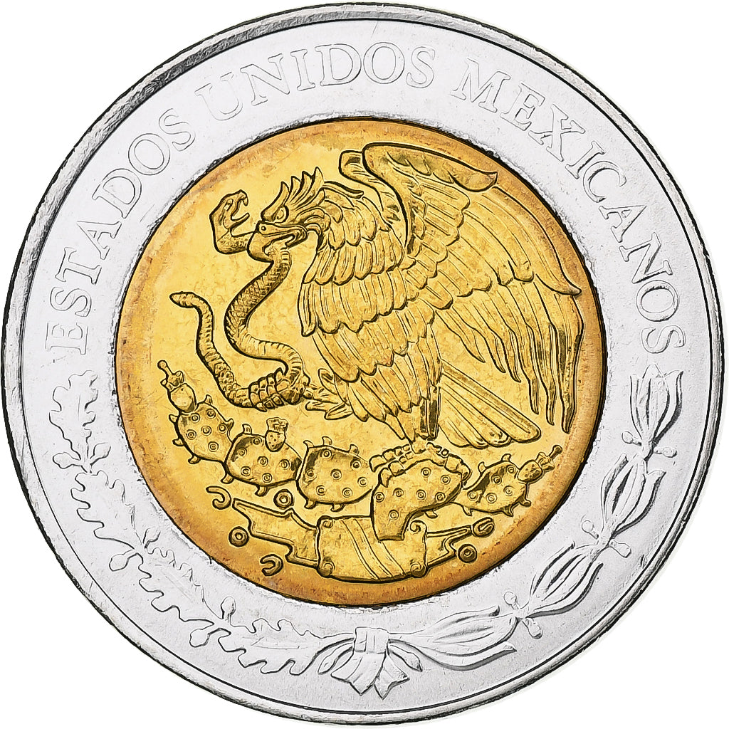 Mexico, 5 Pesos, H. Galeana, 2008, Mexico City, Bi-Metallic, MS(64), KM:906
