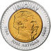 Uruguai, 10 Pesos, Artigas, 2000, Bimetálico, MS(64)