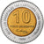 Urugwaj, 10 Pesos, Artigas, 2000, Bimetaliczny, MS(64)