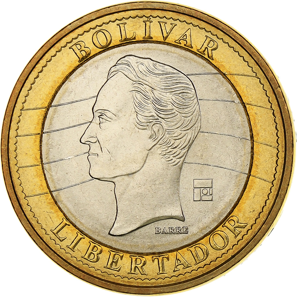 Venezuela, Bolivar, 2007, Bimétallique, SPL+, KM:93