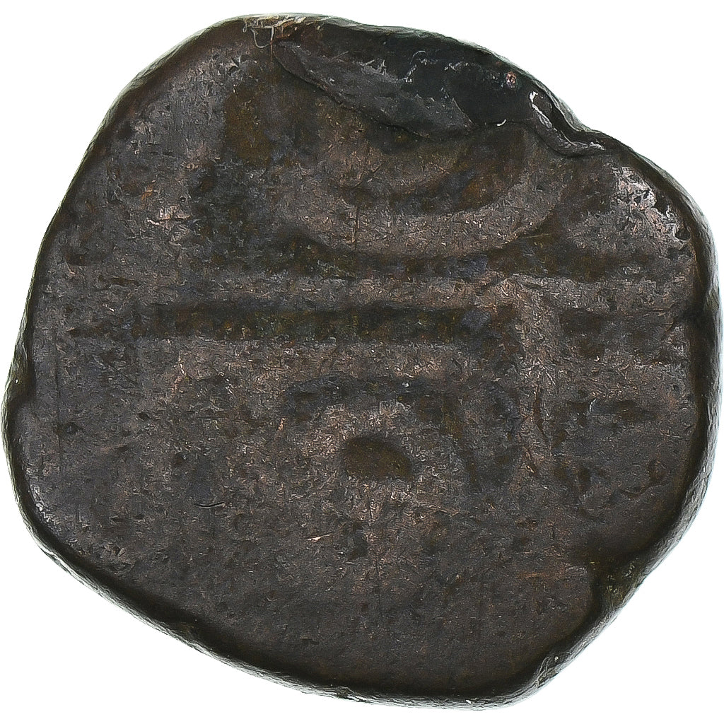 India francesa, Louis XV, Doudou, n.d. (1715-1774), Pondicherry, Bronce, BC+