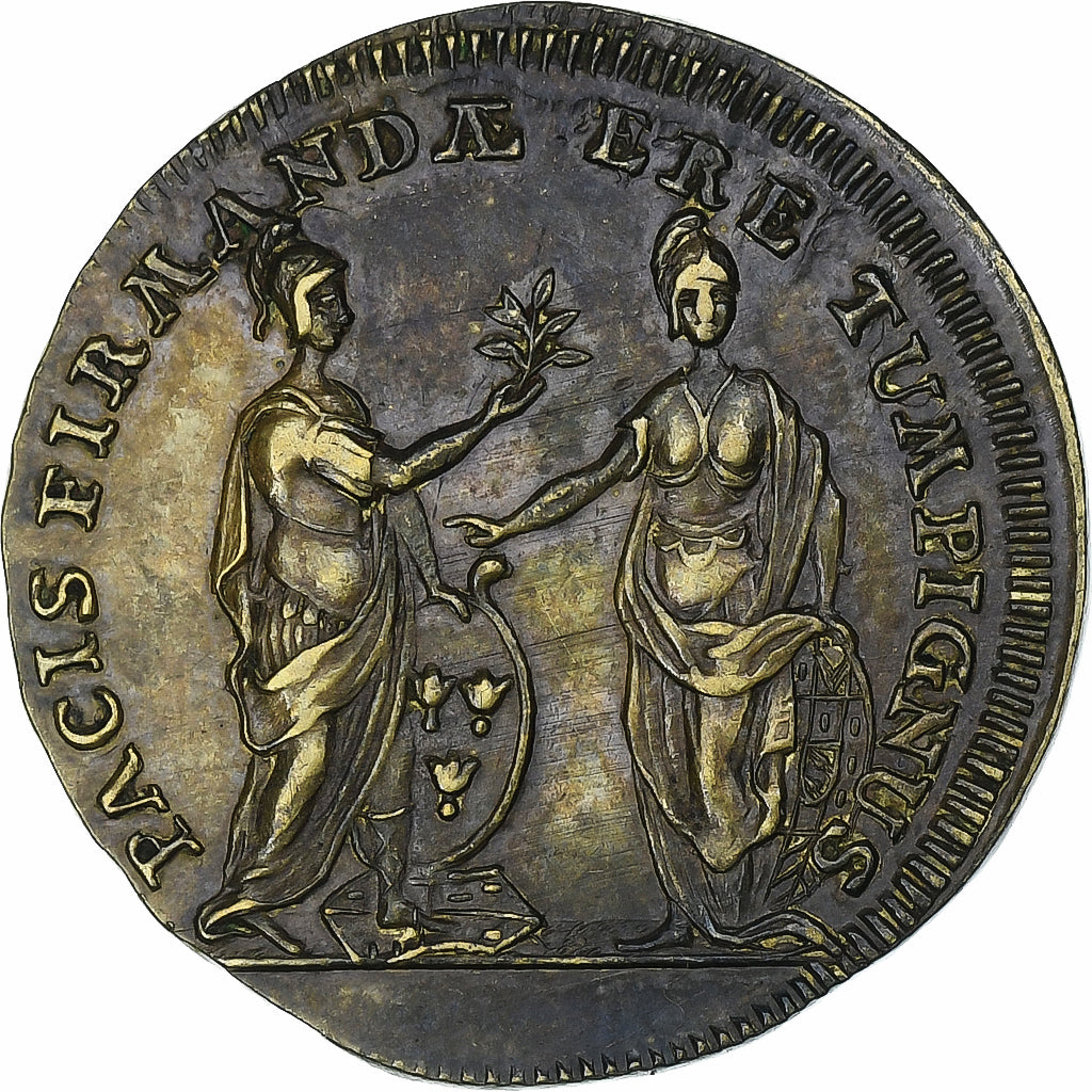 France, Token, Louis XV, Prise de Fontarabie, n.d., Copper, AU(55-58)