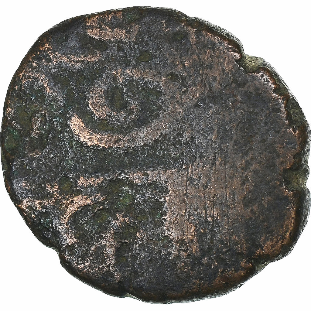 India francesa, Louis XV, Doudou, n.d. (1715-1774), Pondicherry, Bronce, BC+