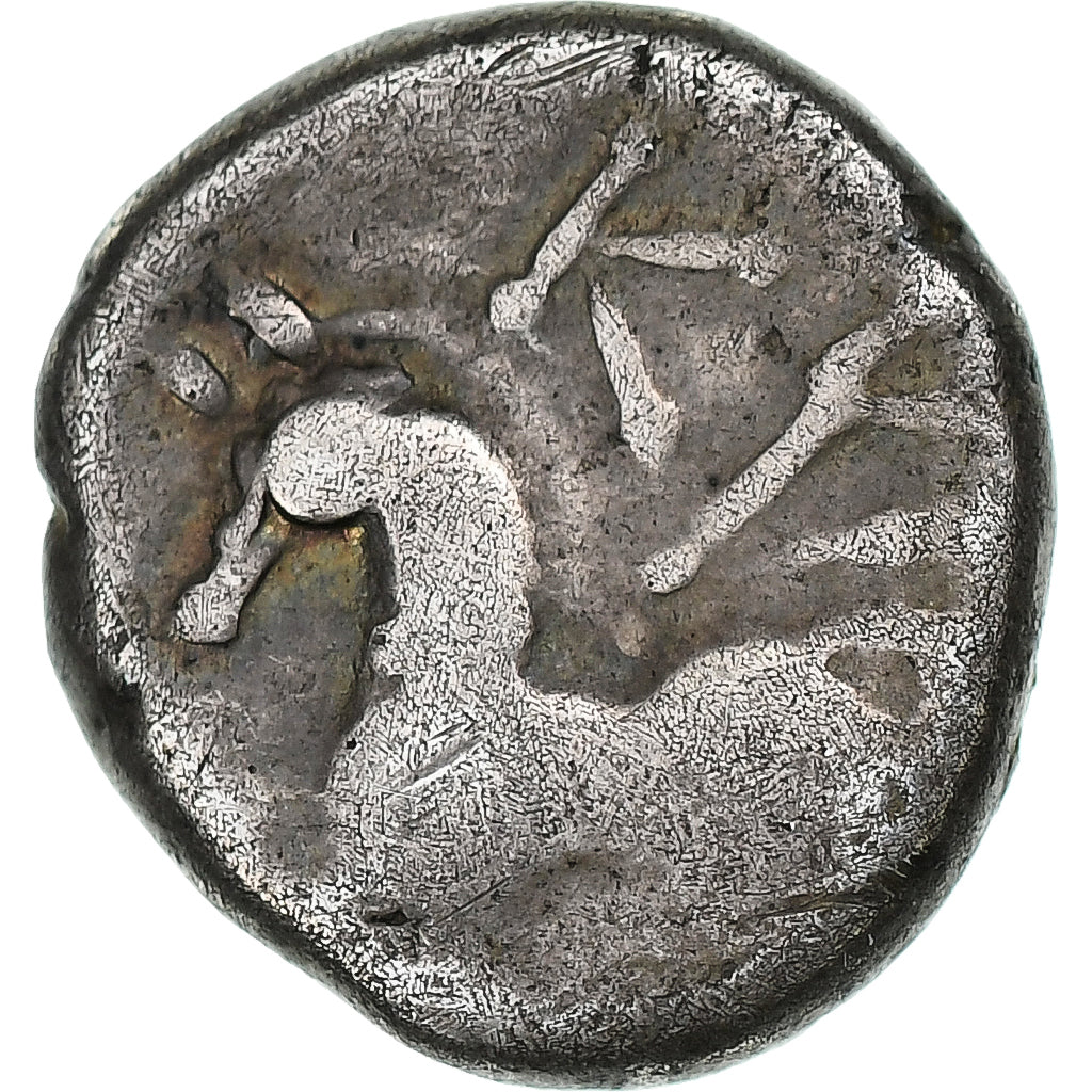 Lingones, Denier KALETEDOY, 1st century BC, Fourrée, Silver, VF(30-35)