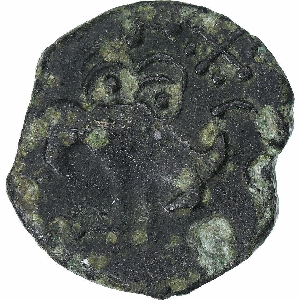 Senones, Bronze YLLYCCI à l'oiseau, 1st century BC, Bronzo, MB+