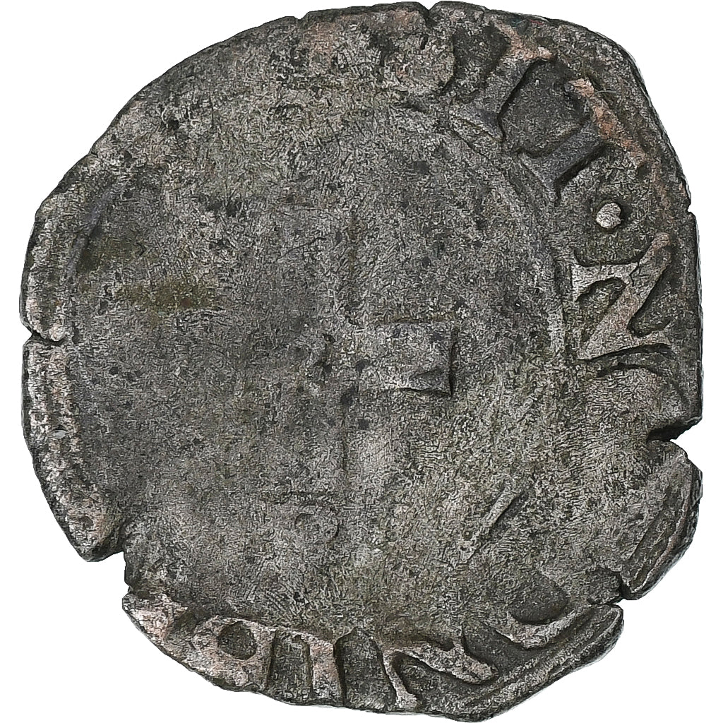 Francia, François Ier, liard à l'F et à la croisette, 1515-1547, Dijon