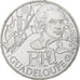Francja, 10 Euro, Guadeloupe, 2012, MDP, Srebro, MS(63)