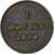 Guernsey, Double, 1830, Bronze, EF(40-45)
