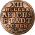 Estados Alemães, City of Aachen, 12 Heller, 1765, Aachen, Cobre, F(12-15)