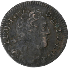 Francja, Duchy of Lorraine, Leopold I, Liard de Lorraine, 1726, Nancy, Miedź