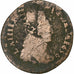 France, Louis XIV, Liard de France, 1656, Vimy, Double frappe, Cuivre, B