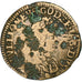 Duchy of Bouillon, Godefroy-Maurice, Double de Franc-c, 1683, Copper, VG(8-10)