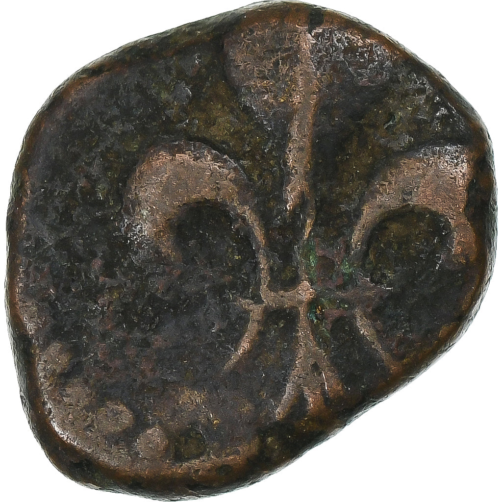 India francesa, Louis XV, Doudou, n.d. (1715-1774), Pondicherry, Bronce, MBC