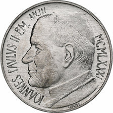 Vatican, John Paul II, 10 Lire, 1981 (Anno III), Rome, Aluminum, MS(64), KM:155