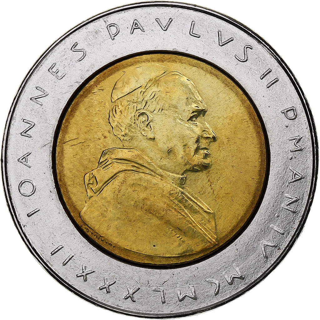 Vaticano, John Paul II, 500 Lire, 1982 (Anno IV), Rome, Bimetálico, MS(64)