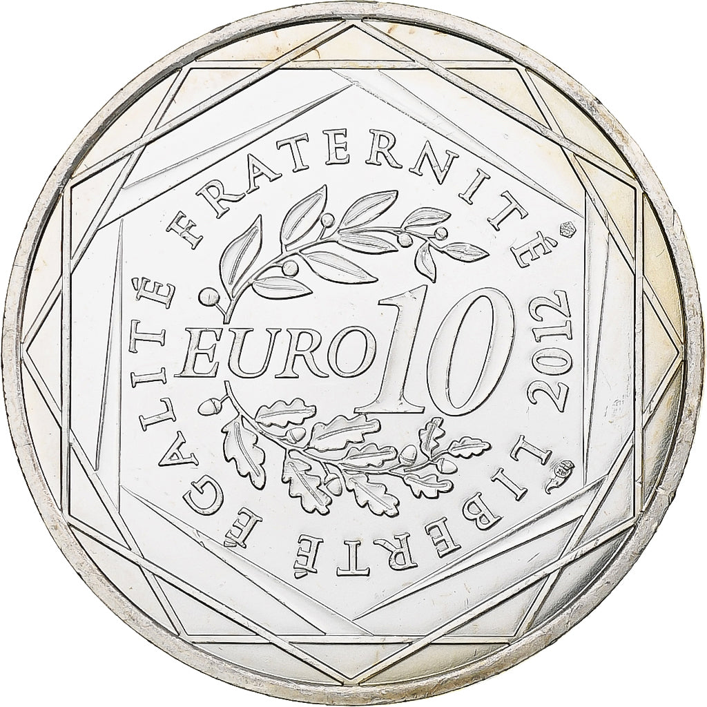 Frankrijk, 10 Euro, Corse, 2012, MDP, Zilver, UNC-