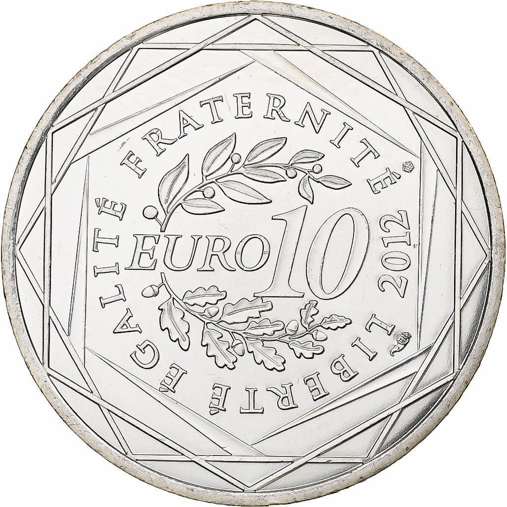 Frankreich, 10 Euro, Île-de-France, 2012, MDP, Silber, UNZ+