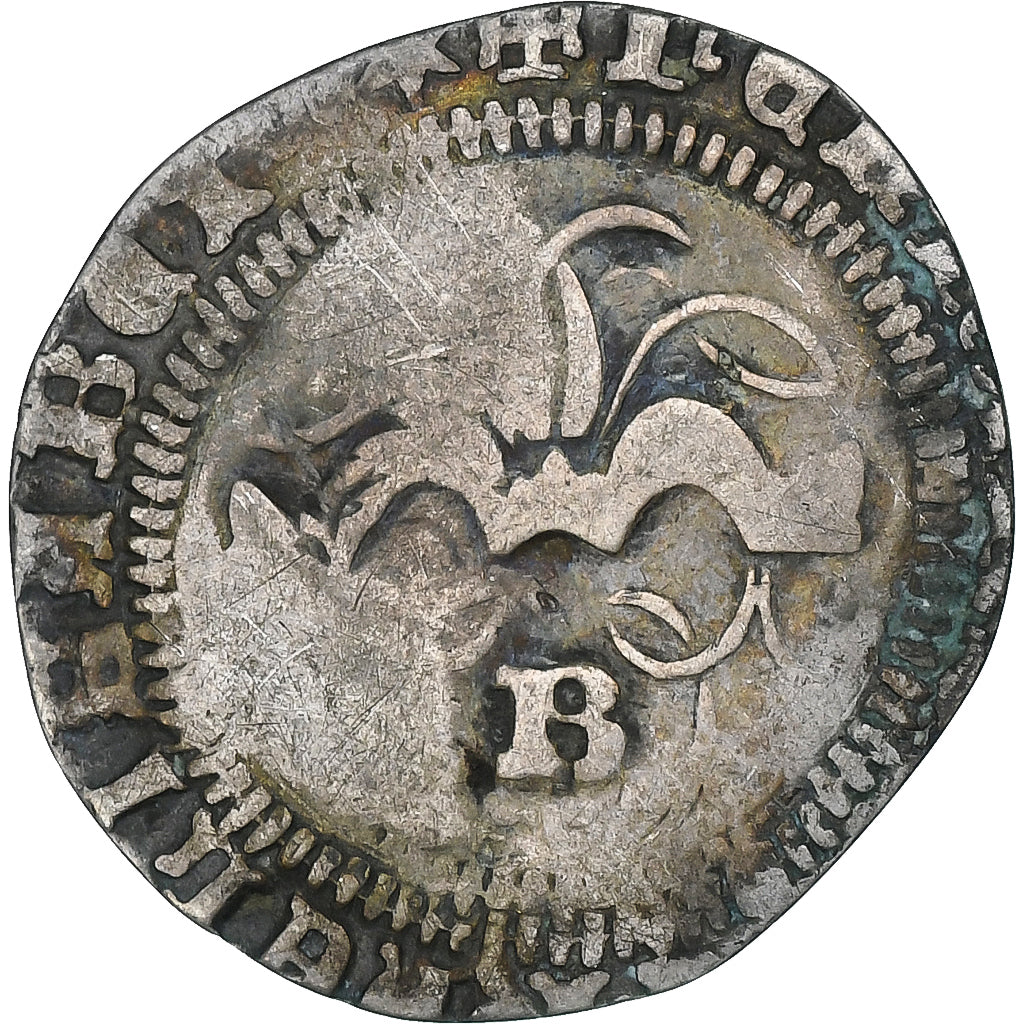 Spagna, Fernando & Isabel, 1/2 Réal, 1474-1504, Burgos, Argento, MB