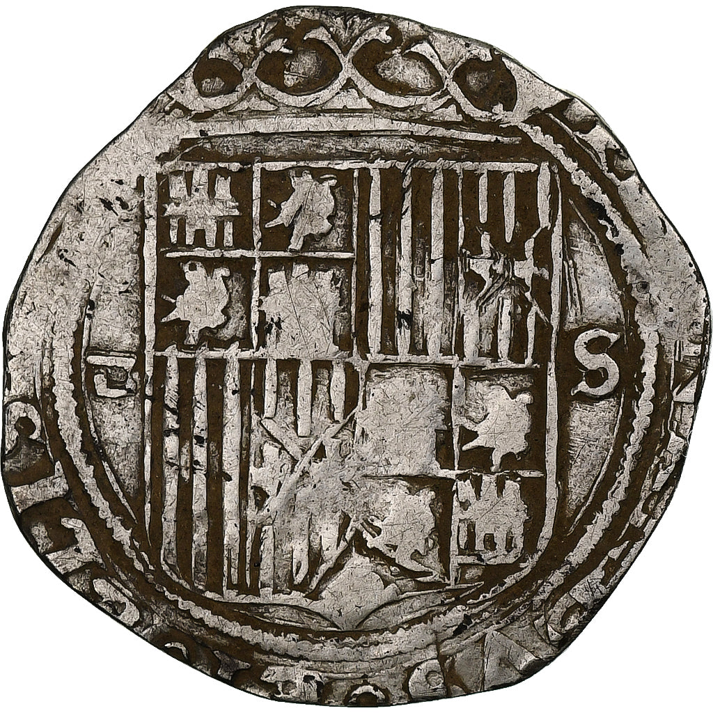España, Fernando & Isabel, Real, 1474-1504, Seville, Plata, BC+
