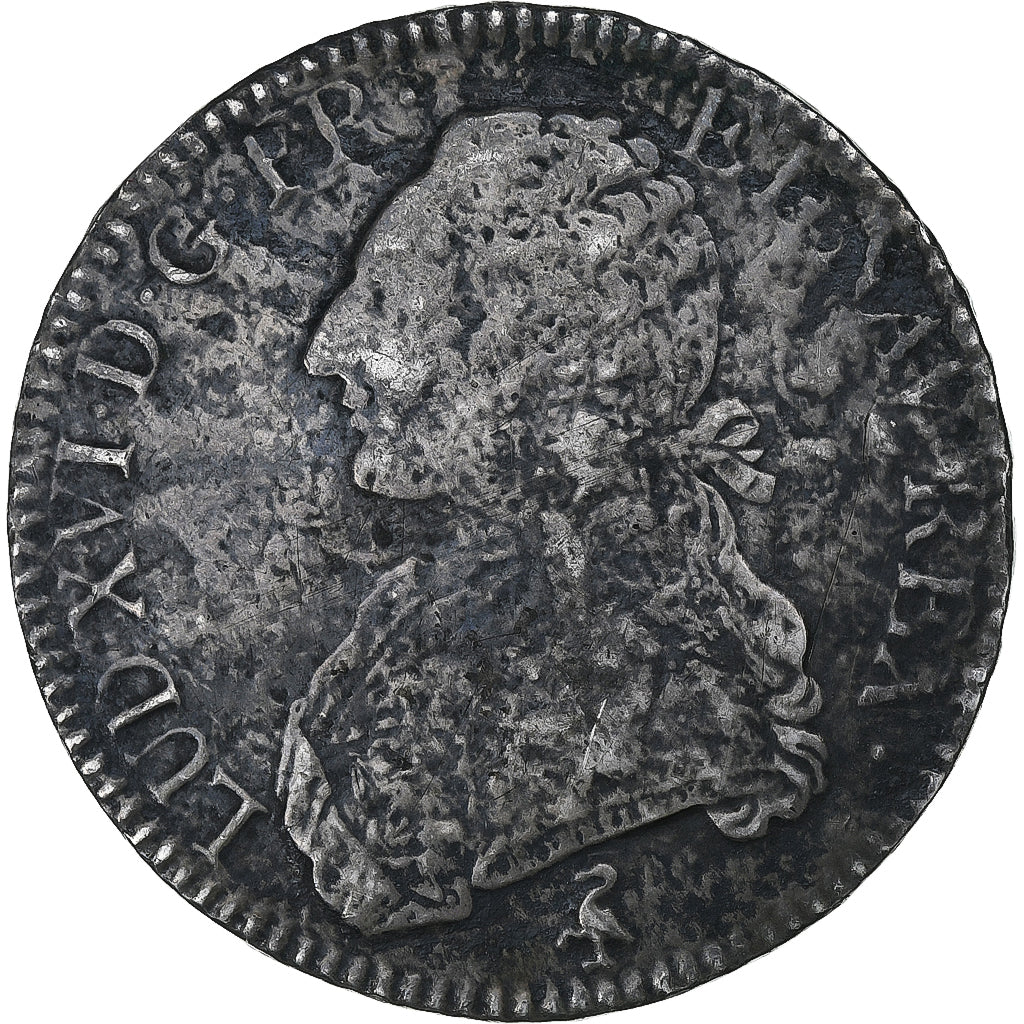Francja, Louis XVI, Ecu aux branches d'olivier, 1790, Paris, Srebro, F(12-15)