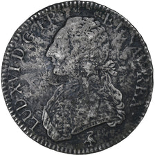 Francja, Louis XVI, Ecu aux branches d'olivier, 1790, Paris, Srebro, F(12-15)