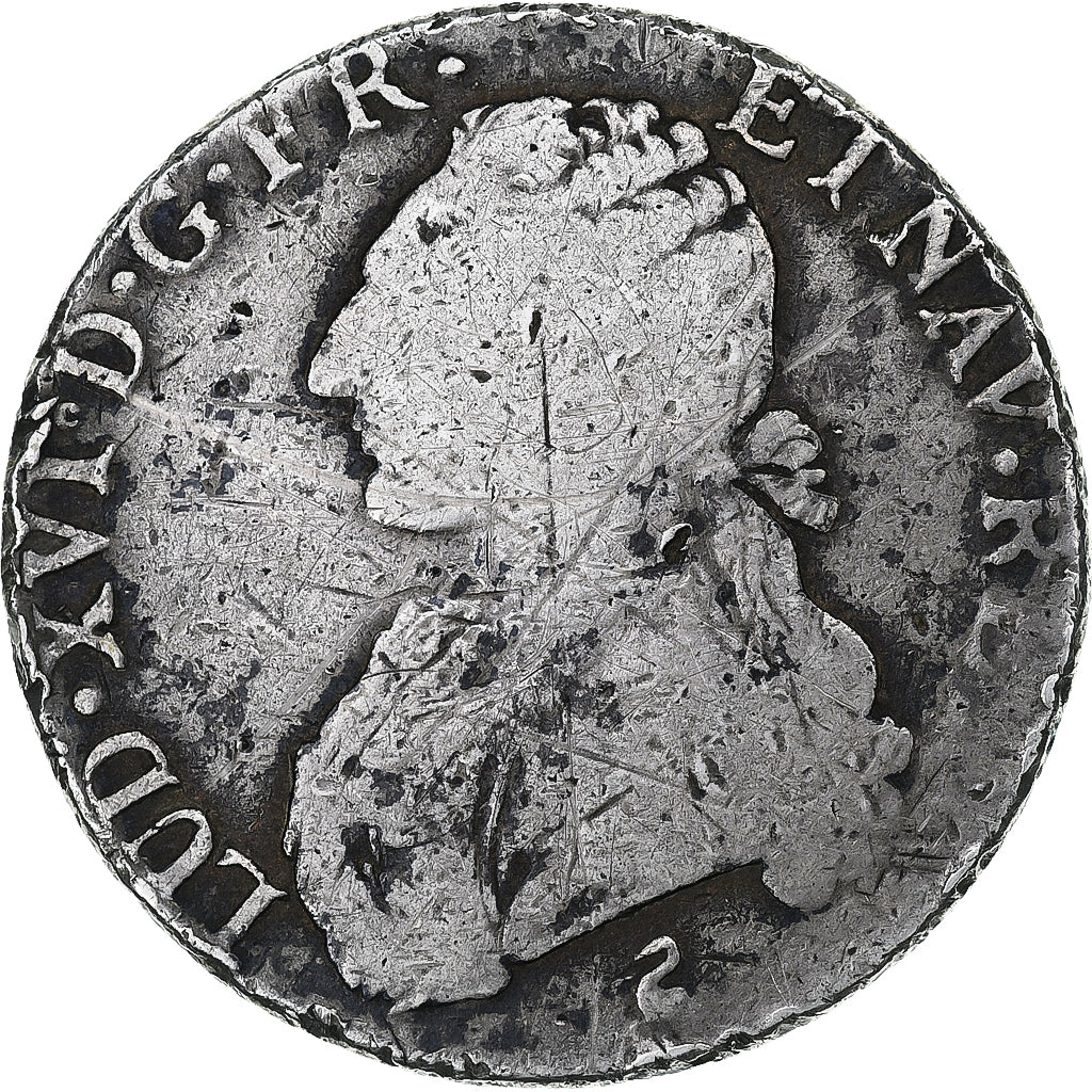 Francja, Louis XVI, Ecu aux branches d'olivier, 1784, Paris, Srebro, F(12-15)