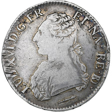 France, Louis XVI, Ecu aux branches d'olivier, 1785, Pau, Silver, VF(20-25)