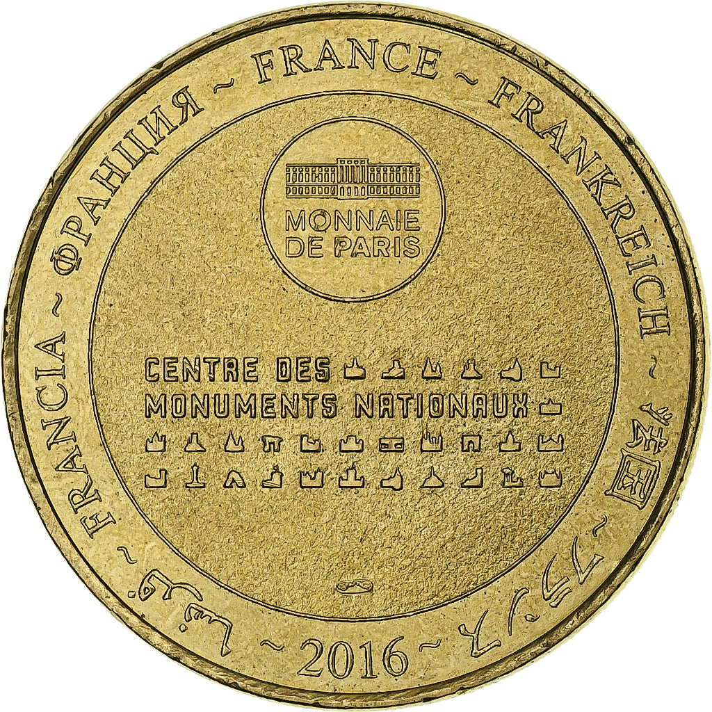 France, Tourist token, 66/ Fort de Salses, 2016, Copper-nickel Aluminium