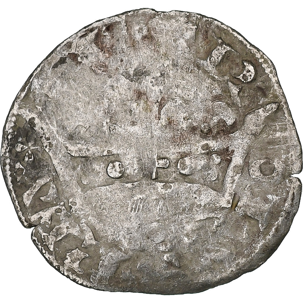 Frankrijk, Charles IV, Double Parisis, 1323-1328, Billon, FR, Duplessy:244b