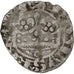 France, Charles IV, Double Parisis, 1323-1328, Billon, VF(30-35), Duplessy:244b