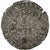 France, Charles V, Blanc au K, 1365-1380, Billon, F(12-15), Duplessy:363