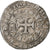 Frankrijk, Karel V, Blanc au K, 1365-1380, Billon, ZF, Duplessy:363