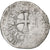 France, Charles V, Blanc au K, 1365-1380, Billon, VF(30-35), Duplessy:363
