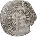 France, Charles V, Blanc au K, 1365-1380, Billon, VF(30-35), Duplessy:363