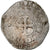 France, Charles V, Blanc au K, 1365-1380, Billon, VF(20-25), Duplessy:363