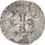 France, Charles V, Blanc au K, 1365-1380, Billon, VF(20-25), Duplessy:363