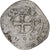 France, Charles V, Blanc au K, 1365-1380, Billon, VF(20-25), Duplessy:363