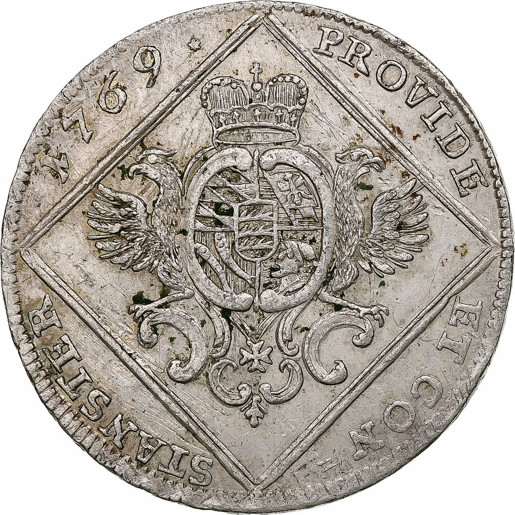 Germany, WURTTEMBERG, Karl Eugen, 20 Kreuzer, 1769, Stuttgart, Silver, AU(50-53)