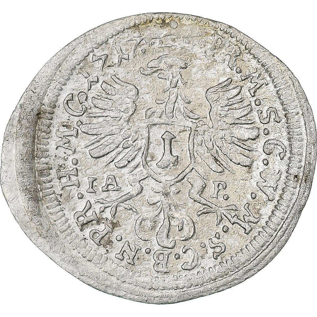 Deutsch Staaten, BRANDENBURG-BAYREUTH, Georg Wilhelm, Kreuzer, 1717, Bayreuth