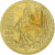 Francja, 10 Euro Cent, BU, 2001, MDP, Nordic gold, AU(55-58), KM:1285