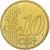 Francja, 10 Euro Cent, BU, 2001, MDP, Nordic gold, AU(55-58), KM:1285