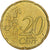 France, 20 Euro Cent, BU, 2001, MDP, Nordic gold, AU(55-58), KM:1286